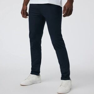 Vuori Men's Meta Pant Athletic Slim Fit 32" in Ink Navy Blue Size 30